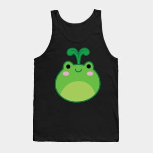 Cute Kawaii Frog - With Sprout Tank Top